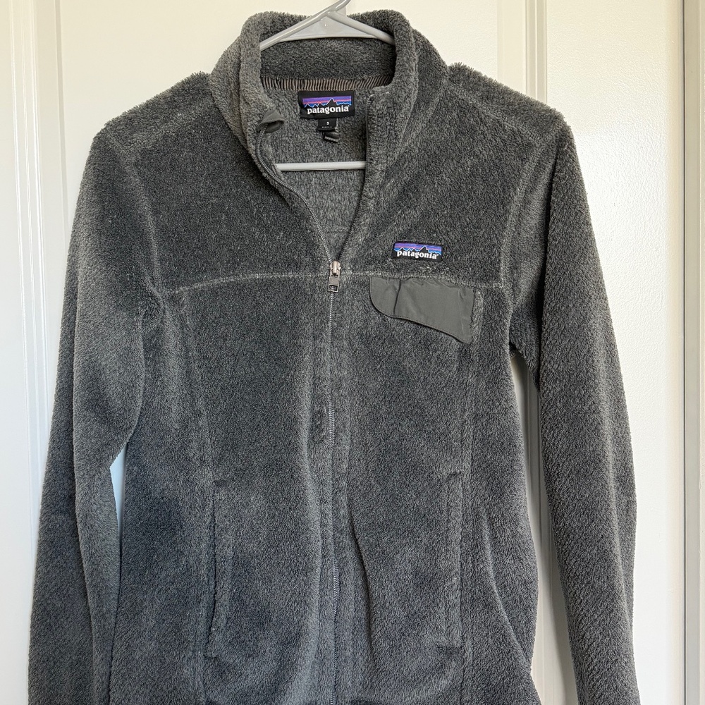 Patagonia Women's Gray Fleece Full-Zip Jacket – Size Small